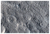 Intersecting Ridges on Crater Slope