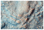 Crater Ejecta in Far Western Utopia Region