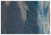 Frost p klippor vid nordpolen