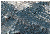 Potentiella kanaler i Melas Chasma