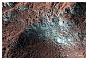 Ejecta of Well-Preserved Crater