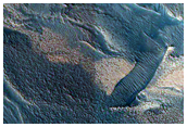 Steep Scarp in Interior of North Polar Deposits