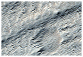 Depression and Landforms on Lower Arsia Mons West Flank