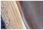 Steepest North Polar Scarp