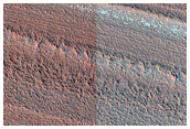Polar Layered Deposit Scarp