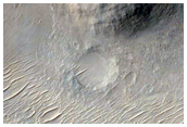 Crater with Steep Slopes