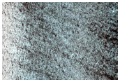 Crater Cluster on North Polar Layered Deposits