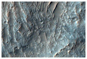 Landslide in Ius Chasma