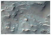 Ejecta and Rim of Well-Preserved Impact Crater