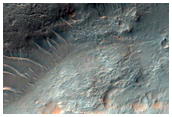 Crater Near Ladon Valles