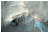 Mesa in Crater South of Arsia Mons