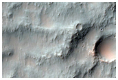 Fluidized Ejecta on Small Rampart Crater in Eridania Region