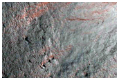 Northeastern Rim of Asimov Crater