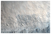 Crater Ejecta Blanket Superimposed on Smaller Crater
