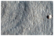 Layers Next to Mound in Deuteronilus Mensae