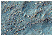 Wrinkle Ridges in Hesperia Planum
