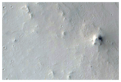 Region North of Dark-Spot Feature