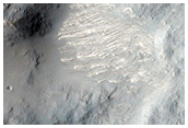 Possible Gullies in Crater Rim