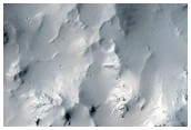 Central Structure of Impact Crater West of Apollinaris Patera