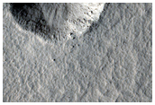 Infrared-Distinct Crater