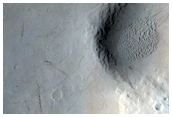 Asymmetric Crater