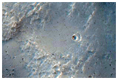 Sample of Slopes and Crater Ejecta in Tithonium Chasma
