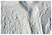 Landforms in Northern Lycus Sulci