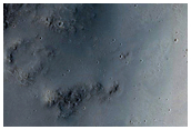 Outer Rim Region of Large Impact Crater