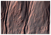 Compare Gullies in Crater to MOC cProto for Change Detection