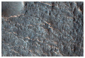 Mound and Textured Material in THEMIS Image I08552017 in Hydraotes Chaos