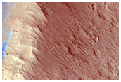 Interior of Large Crater in Marte Vallis