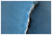Ridges in Schiaparelli Crater