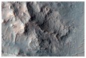 Impact Crater Exposing Bedrock in Margaritifer Terra