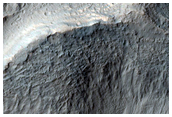 Layers in Crater Wall Northeast of Hellas Region