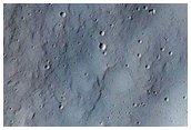 Pal Crater Rim and Ejecta