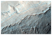 Steep Slope of Crater