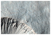 Infrared-Distinct Crater