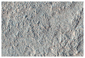 Rocky Deposits on Floor of Le Verrier Crater