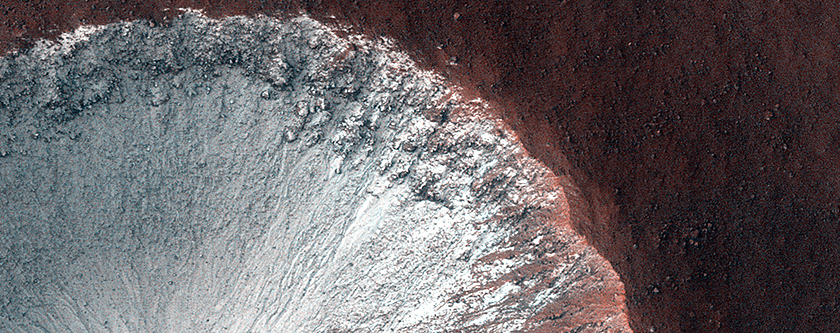 Crater Slopes: The Power of a Repeat Image