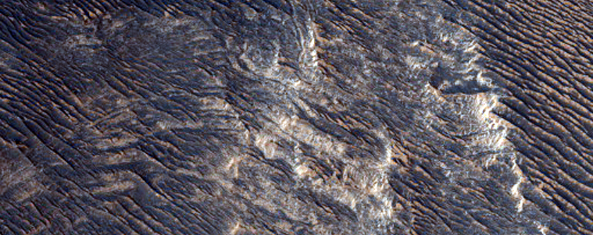 Bedrock Layers in Melas Chasma