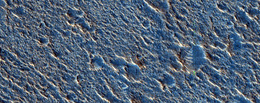 Transect of Side Channel in Ares Vallis