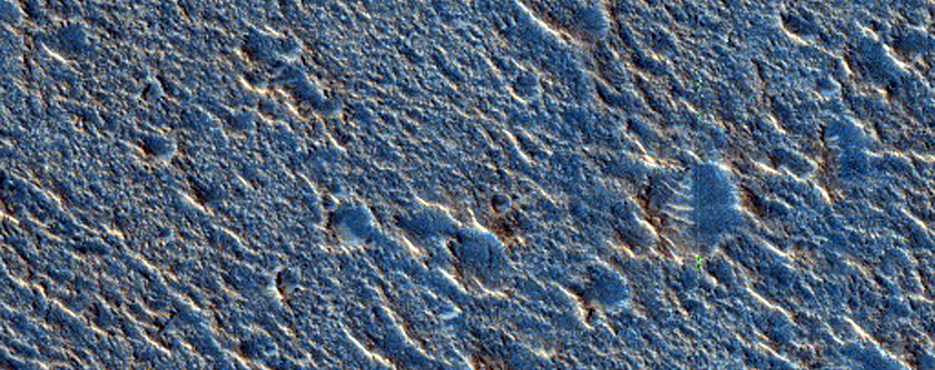 Transect of Side Channel in Ares Vallis