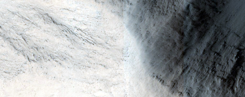 Layered Deposits and Wall Rock in Ophir Chasma