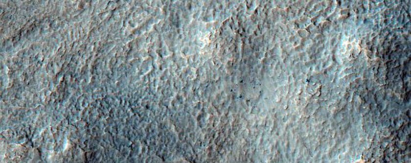 Fan in Crater North of Kepler Crater