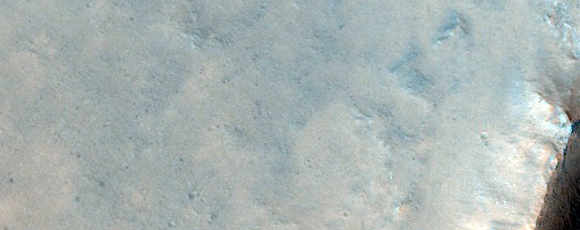 Diverse Bedrock Layers on Antoniadi Crater Basin Floor