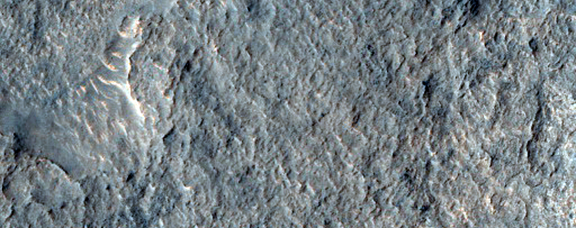 Fan Material Near Hellas Montes