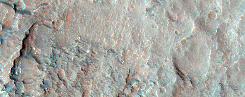 Candidate Landing Site for 2020 Mission in Coprates Chasma