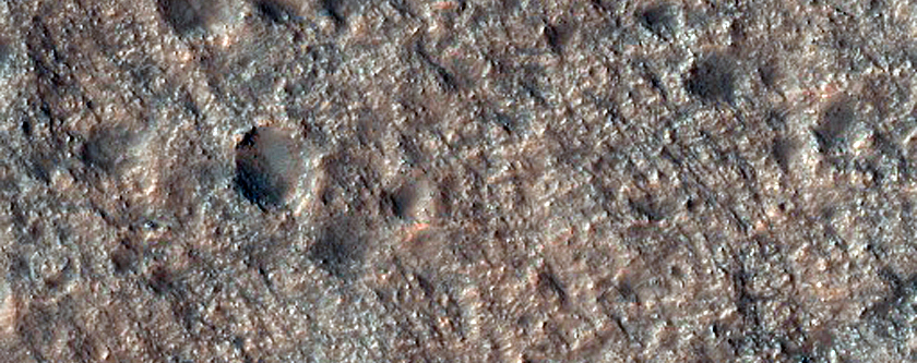Rocky Unit Northwest of Hellas Planitia