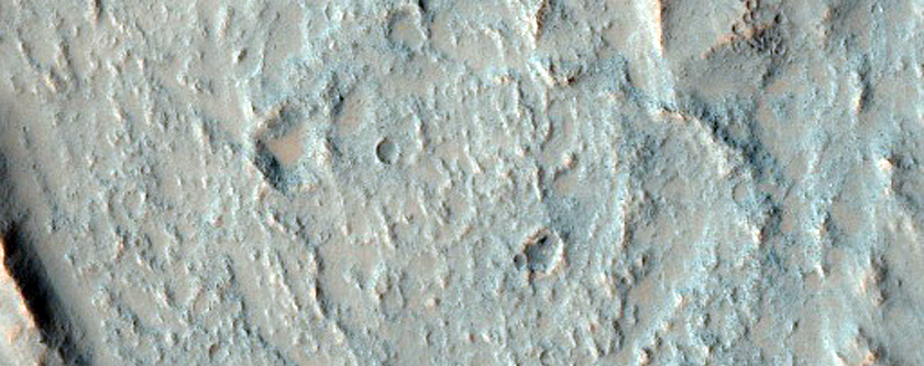 Rift Feature within Daedalia Planum with Bright Night Infrared Signature