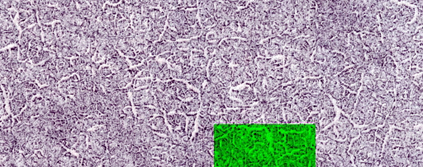 Frost Enhancement of Polygon Visibility Near MOC M09-02738